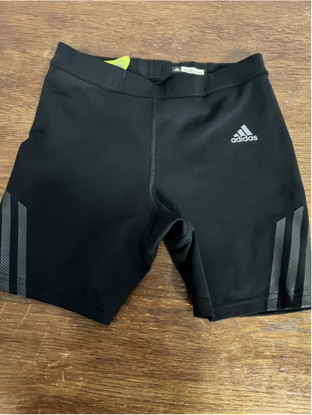 Adidas Supernova Black Running Shorts Women’s Small w/ Zip Pocket Climacool